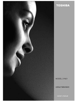 Toshiba 21N21 (30 pages) TV Operating Manual
