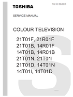 Toshiba 050-200126 21T01F 21R01F 21T01B 14R01F 14T01B 14R01B 21T01N (61 pages) TV Service Manuals Toshiba 050-200126 21T01F 21R01F 21T01B 14R01F 14T01B 14R01B 21T01N (61 pages) TV Service Manuals