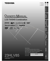 Toshiba 23HLV85 (52 pages) TV Operating Manual