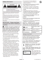 Toshiba 24 WA3E Series (43 pages) TV Operating Manual