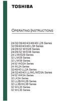 Toshiba 24 WD2A Series (45 pages) TV Operating Manual