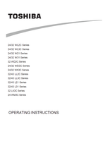 Toshiba 2432 WL2C Series (50 pages) TV Operating Manual
