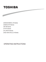 Toshiba 24D M8 Series (30 pages) TV Operating Manual