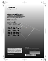 Toshiba 26C100U1 (62 pages) TV Operating Manual