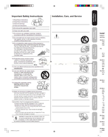 Toshiba 26HF66 J3W60321AEncov (88 pages) TV Operating Manual