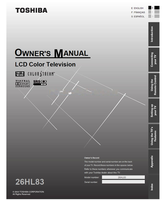 Toshiba 26HL83 (66 pages) TV Operating Manual