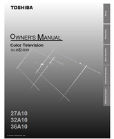 Toshiba 27A10 32A10 36A10 (36 pages) TV Operating Manual