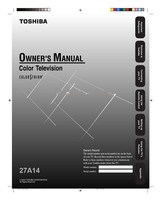 Toshiba 27A14 3N43101A (32 pages) TV Operating Manuals Toshiba 27A14 3N43101A (32 pages) TV Operating Manuals