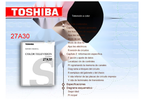 Toshiba 27A30 (43 pages) TV Service Manual