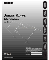 Toshiba 27A43 (72 pages) TV Operating Manuals Toshiba 27A43 (72 pages) TV Operating Manuals