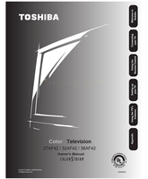 Toshiba 27AF42 32AF42 36AF42 23565627 (40 pages) TV Operating Manual