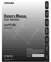Toshiba 27AF53 (76 pages) TV Operating Manual