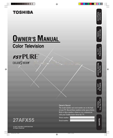 Toshiba 27AFX55 (32 pages) TV Operating Manuals Toshiba 27AFX55 (32 pages) TV Operating Manuals