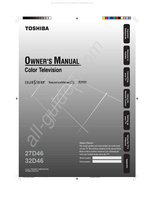 Toshiba 27D46 32D46 (76 pages) TV Operating Manual