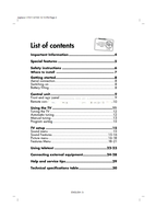 Toshiba 27WL46 Series (29 pages) TV Operating Manual