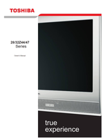 Toshiba 32Z44 (20 pages) TV Operating Manual