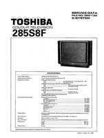 Toshiba 050-139 285S8F 1ta12 AGGEAK51X01 (50 pages) TV Service Manuals Toshiba 050-139 285S8F 1ta12 AGGEAK51X01 (50 pages) TV Service Manuals