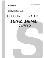 Toshiba 050-200130 28H14D 28H14G (72 pages) TV Service Manuals Toshiba 050-200130 28H14D 28H14G (72 pages) TV Service Manuals