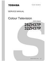 Toshiba 030-200310 28ZH37P 32ZH37P (15 pages) TV Service Manuals Toshiba 030-200310 28ZH37P 32ZH37P (15 pages) TV Service Manuals