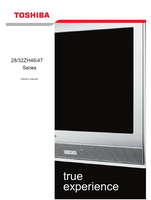 Toshiba 32ZH46 (20 pages) TV Operating Manual