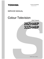 Toshiba 030-200405 28ZH46P 32ZH46P (54 pages) TV Service Manuals Toshiba 030-200405 28ZH46P 32ZH46P (54 pages) TV Service Manuals
