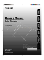 Toshiba 29AS41 3K11301B (56 pages) TV Operating Manuals Toshiba 29AS41 3K11301B (56 pages) TV Operating Manuals