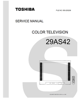 Toshiba 050-200208 29AS42 (39 pages) TV Service Manuals Toshiba 050-200208 29AS42 (39 pages) TV Service Manuals