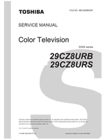 Toshiba 29CZ8URB 29CZ8URS 060-200563GR (70 pages) TV Service Manuals Toshiba 29CZ8URB 29CZ8URS 060-200563GR (70 pages) TV Service Manuals