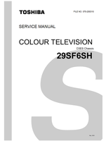 Toshiba 070-200310 29SF6SH (36 pages) TV Service Manuals Toshiba 070-200310 29SF6SH (36 pages) TV Service Manuals