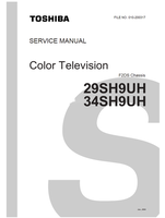 Toshiba 29SH9UH 34SH9UH 010-200317 (46 pages) TV Service Manuals Toshiba 29SH9UH 34SH9UH 010-200317 (46 pages) TV Service Manuals