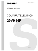 Toshiba 050-200127 29VH14P (70 pages) TV Service Manuals Toshiba 050-200127 29VH14P (70 pages) TV Service Manuals