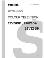 Toshiba 060-200210 29VZ6DE 29VZ6DA 29VZ6SH (47 pages) TV Service Manuals Toshiba 060-200210 29VZ6DE 29VZ6DA 29VZ6SH (47 pages) TV Service Manuals