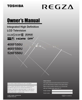 Toshiba 40XF550U 46XF550U 52XF550U VX1A000885A0 (74 pages) TV Operating Manuals Toshiba 40XF550U 46XF550U 52XF550U VX1A000885A0 (74 pages) TV Operating Manuals