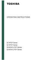 Toshiba 32 WF2F Series (29 pages) TV Operating Manual