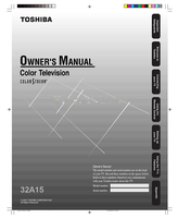 Toshiba 32A15 (36 pages) TV Operating Manual