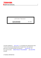 Toshiba 32A3030D (175 pages) TV Service Manual