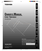 Toshiba 32A35C (32 pages) TV Operating Manual