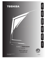 Toshiba 23565629 (41 pages) TV Operating Manual