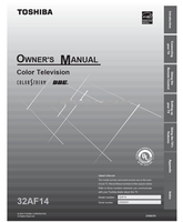 Toshiba 32AF14 23566351 (48 pages) TV Operating Manuals Toshiba 32AF14 23566351 (48 pages) TV Operating Manuals