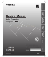 Toshiba 32AF44 35AF44 23566350 (48 pages) TV Operating Manuals Toshiba 32AF44 35AF44 23566350 (48 pages) TV Operating Manuals