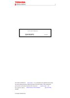 Toshiba 32AV603PG (70 pages) TV Service Manual