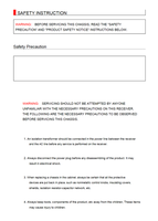 Toshiba 32C3030D (196 pages) TV Service Manual