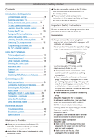 Toshiba 32CV700E 32CV700T 32CV700V 40CV700E 40CV700T 40CV700V (32 pages) TV Operating Manual