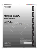 Toshiba 32DF46 (76 pages) TV Operating Manual