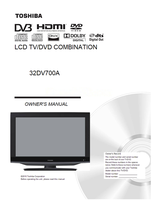 Toshiba 32DV700A (88 pages) TV/DVD Combo Operating Manuals Toshiba 32DV700A (88 pages) TV/DVD Combo Operating Manuals