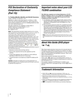 Toshiba 32HLV66 (70 pages) TV Operating Manual