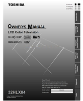 Toshiba 32HLX84 (68 pages) TV Operating Manual