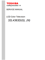 Toshiba 32L4363D (110 pages) TV Service Manual