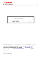 Toshiba 32LV703R (132 pages) TV Service Manuals Toshiba 32LV703R (132 pages) TV Service Manuals