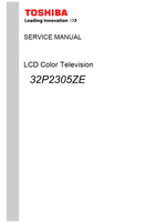 Toshiba 32P2305ZE (26 pages) TV Service Manuals Toshiba 32P2305ZE (26 pages) TV Service Manuals